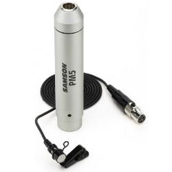 Петличный конденсаторный микрофон с адаптером PM6 mini xlr-XLR 3 pin и ветрозащитой SAMSON QL5 CL Lavalier Mic W/PM6