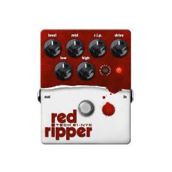 Дистошн/фуз для бас-гитары, ручки Level, Mid, R.I.P, Drive, Low, High, кнопка Low Pass Filter TECH 21 NYC Red Ripper Bass Fuzz/Distortion Effect
