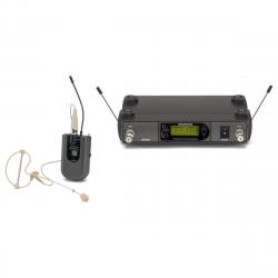 Радиомикрофонная система (300 каналов): приёмник AR300, поясной передатчик AL300, головной микрофон ... SAMSON AirLine Synth Headset SE10T U-channels AL300/AR300