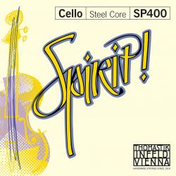 Комплект струн Spirit для виолончели (S41, S42, S43, S44), 1/2, среднее натяжение, хромированная опл... THOMASTIK SP400 1-2