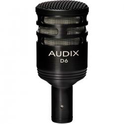 Инструментальный динамический микрофон для бас-барабана, AUDIX D6