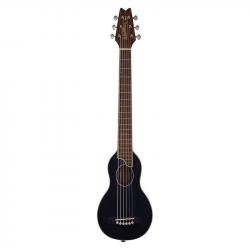 Акустическая Travel гитара с кофром, цвет-чёрный WASHBURN RO10SBK