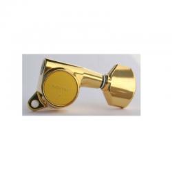 Колки локовые, позолота, 3+3 GOTOH SG381-07 MG 6L Gold