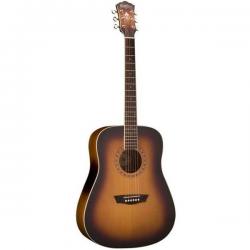 Акустическая гитара типа Dreadnought, цвет Tobacco Sunburst Matte WASHBURN WD7S-ATBM