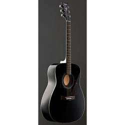 Акустическая гитара, цвет черный YAMAHA F-370 BL