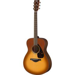 Акустическая гитара с уменьшенным корпусом, цвет санберст YAMAHA FS800S DB