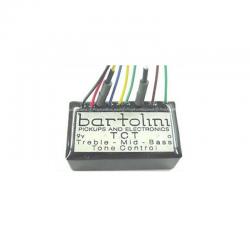 Винтажный 3-полосный преамп с вырезом середины на 300Гц BARTOLINI TCT