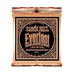 Струны для акустической гитары Everlast Phosphor Bronze Light (11-15-22w-30-42-52) ERNIE BALL 2548