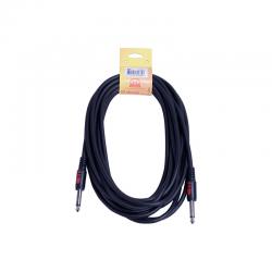 Инструментальный кабель 6 м, прямой джек - прямой джек SUPERLUX CFI6PP