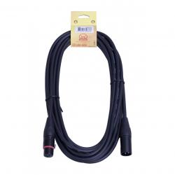 Баласный микрофонный кабель, 5 м, XLR3F - XLR3M, сечение проводников 0,13 мм² SUPERLUX CFM5FM