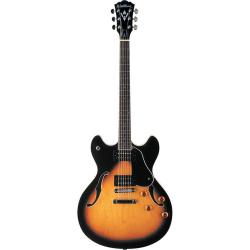 Полуакустическая электрогитара Gibson ES-335 Dot Style, Tobacco Sunburst WASHBURN HB30TS