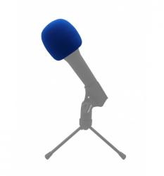 Ветрозащита поролоновая для микрофона, синяя SUPERLUX S40BL