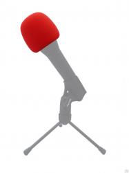 Ветрозащита поролоновая для микрофона, красная SUPERLUX S40RD
