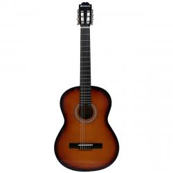 Классическая гитара размер 4/4, нейлоновые струны, чехол в комплекте/анкер/санберст SUZUKI SCG-2S+4/4SB