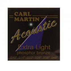 Струны для акустической гитары, бронза 0.11-0.52 CARL MARTIN Acoustic (Hot Folk) L Bronze