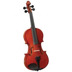 Скрипка в комплекте, легкий кофр, смычок, канифоль CREMONA HV-100 Novice Violin Outfit 1/2