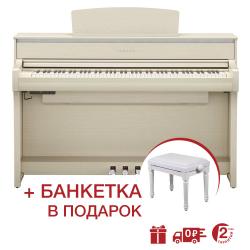 Электронное пианино, цвет белый ясень YAMAHA CLP-675WA