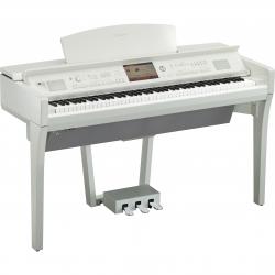 Клавинова (электронное пианино с автоакомпанементом), полированное белое YAMAHA CVP-709PWH