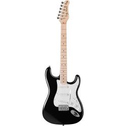 Электрогитара Stratocaster, цвет черный. JAY TURSER JT-300M BK