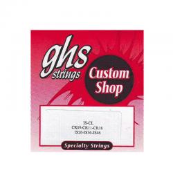 Струны для электрогитары GHS IS-CL 9-46 Custom Shop (black) Classic Light Infiniti Steel