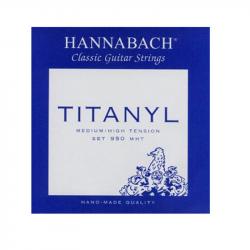 Струны для классической гитары (medium/high) Titanyl HANNABACH 950