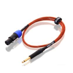 Спикерный кабель (, прямой, 1 м, оранжевый/белый) ORANGE OR-3 Or/Wh Jack/Speakon
