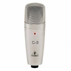 Студийный конденсаторный микрофон с изменяемой направленностью в комплекте с держателем, ветрозащито... BEHRINGER C-3