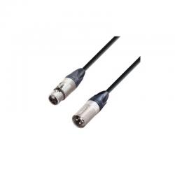 Микрофонный кабель 5Star Superior XLR(F)-XLR(M) с разъёмами Neutrik, 20 м. ADAM HALL K5MMF2000