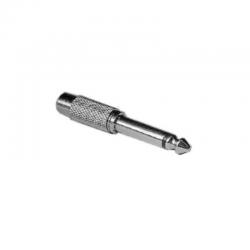 Переходник Jack mono 6,3 мм(M) - RCA(F), металл ADAM HALL 7540