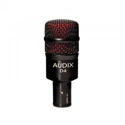 Инструментальный динамический микрофон, гиперкардиоида, для ударных и перкуссии AUDIX D4