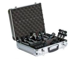 Комплект из 8 микрофонов для ударных: i5, 2 x D2, D4, D6, 2 x SCX1C, SCX1HC, кейс AUDIX DP ELITE 8