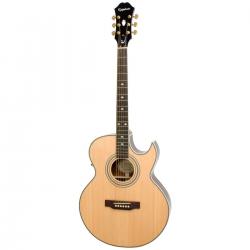 Электроакустическая гитара, цвет натуральный EPIPHONE PR-5E Natural Gold Hardware (w/ Shadow Preamp)