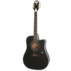 Электроакустическая гитара, цвет черный EPIPHONE Pro-1 Ultra Acoustic/Electric Ebony