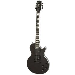 Электрогитара с кейсом, цвет черный EPIPHONE Prophecy Les Paul Custom Plus EX Midnight Black