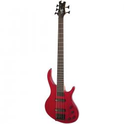 Бас-гитара 5-струнная, цвет красный EPIPHONE Toby Deluxe-V Bass (Gloss) TR