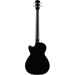 Электроакустическая бас-гитара, топ массив ели, цвет черный FENDER CB-60SCE Black