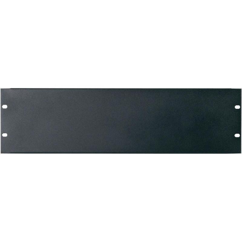  Рэковая панель, 3U, сталь, черная NORDFOLK NRP-3U