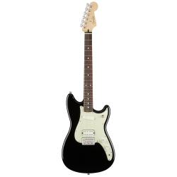 Электрогитара Duo Sonic HS, цвет блэк, накладка грифа Пао Ферро FENDER Duo Sonic HS PF BK