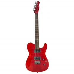 Электрогитара, цвет красный FENDER Special Edition Custom Telecaster RW HH Crimson Red Transparent