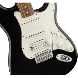 Электрогитара, цвет - чёрный, накладка грифа Пао Ферро FENDER Standard Strat HSS PF Black