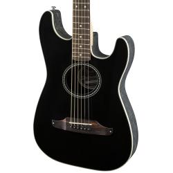 Гитара электроакустическая, цвет черный FENDER STRATAcoustic Black