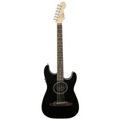 Гитара электроакустическая, цвет черный FENDER STRATAcoustic Black