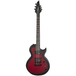 Электрогитара, серия JS - Monark JACKSON JS Series Monarkh SC JS22 Rosewood Fingerboard Quilt Maple Top Transparent Red Burst