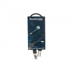 Микрофонный кабель XLR(M) XLR( F) 50 См. ROCKCABLE RCL30300 D6