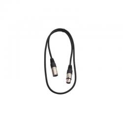 Микрофонный кабель XLR(М) XLR( F) 1метр. ROCKCABLE RCL30301 D6