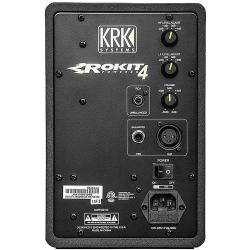 Активный 2-х полосный (Bi-Amp) 4-ти дюймовый студийный звуковой монитор, черный KRK RP4G3