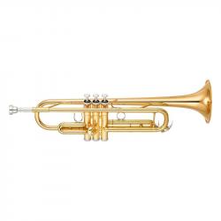 Труба Bb студенческая, средняя, gold brass bell, лак - золото YAMAHA YTR-4335G