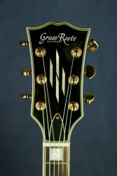 Электрогитара, год выпуска 2010 GRASS ROOTS by ESP Les Paul Custom Black GW10501804