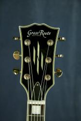 Электрогитара, год выпуска 2011 GRASS ROOTS by ESP Les Paul Custom Black GW11107053