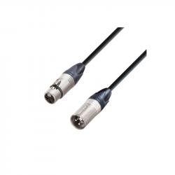 Микрофонный кабель 5Star Superior XLR(F)-XLR(M) с разъёмами Neutrik, 5 м ADAM HALL K5MMF0500